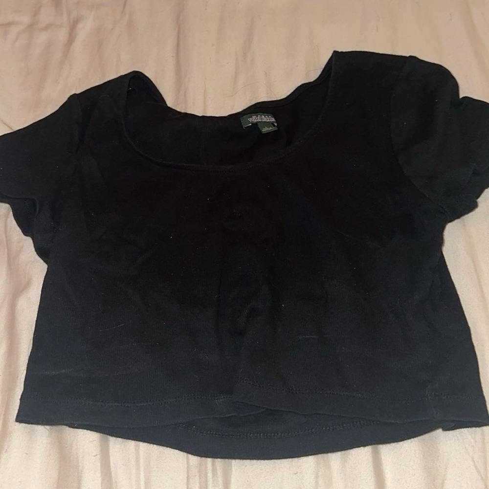 black crop top